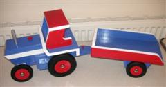Toy tug and trailer by Brian Love